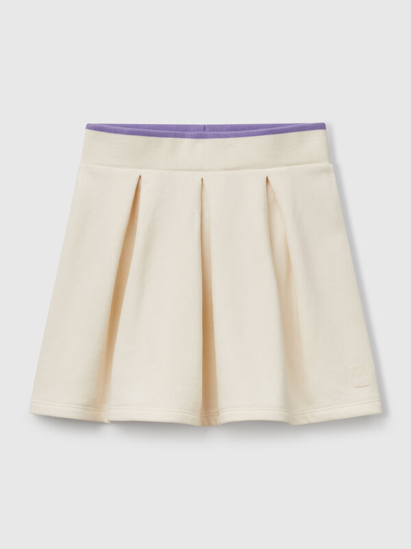 Pleated sweat skirt Junior Girl