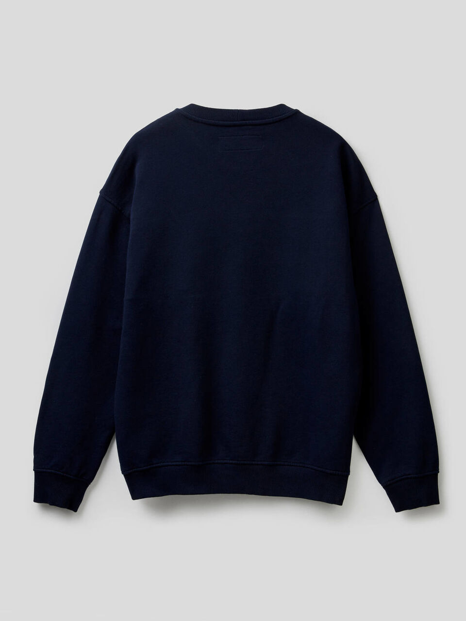 Sweatshirt in cotton with clashing band image number null