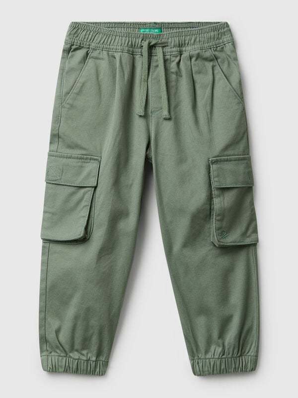 Cargo trousers with drawstring Junior Boy