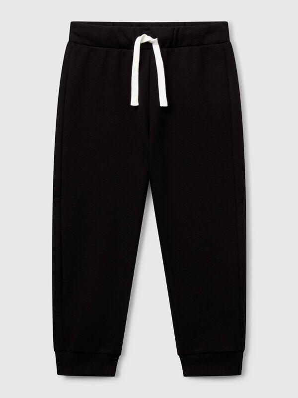 Cotton trousers with logo Junior Boy