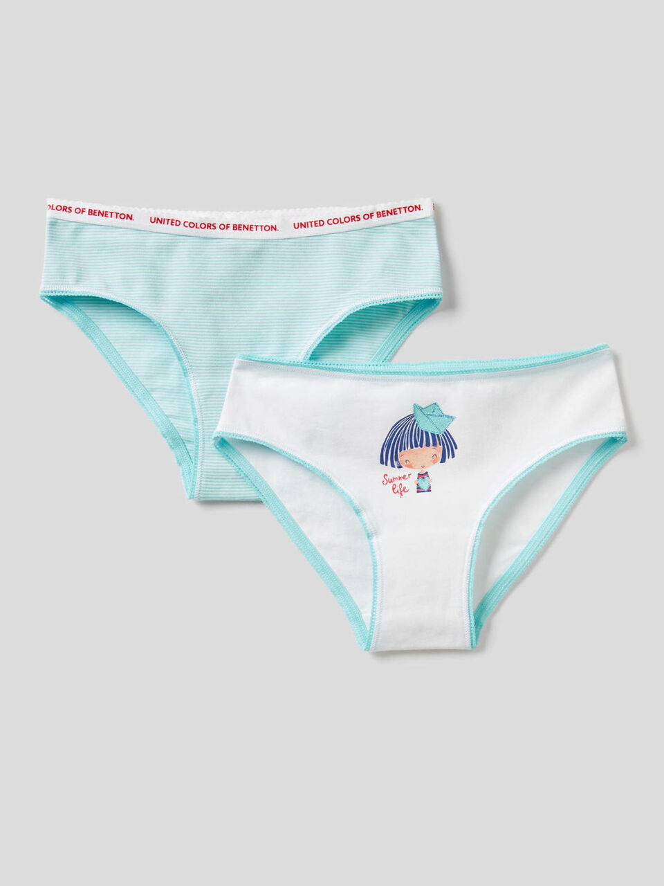 Two underwear in stretch cotton image number null