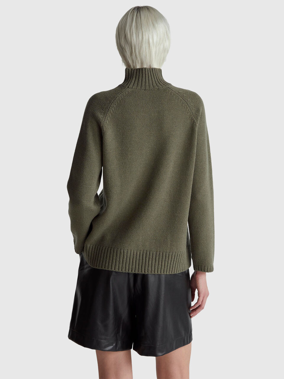 TURTLE NECK SWEATER Women image number null