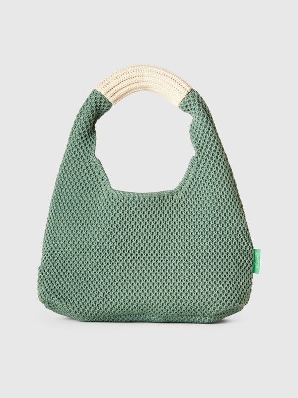 Small crochet shoulder bag Women