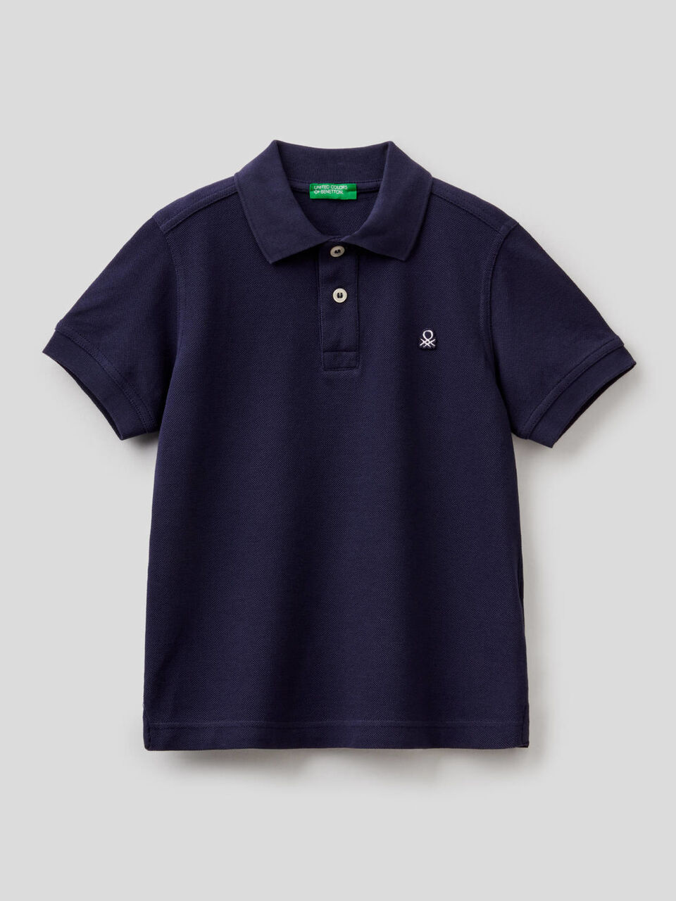 Polo in pure cotton pique image number null