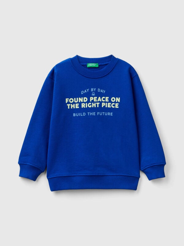 Crew neck sweatshirt with print Junior Boy