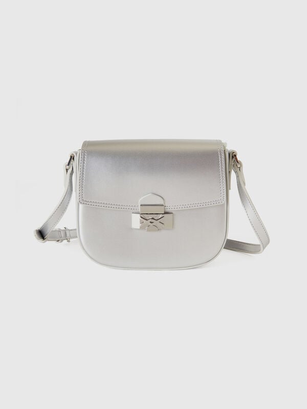 Small crossbody bag in synthetic patent leather Women