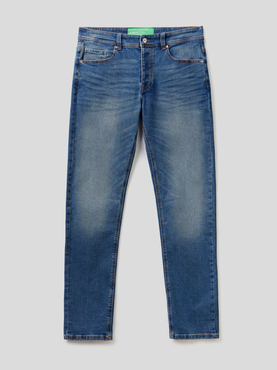 Five pocket slim fit jeans image number 1