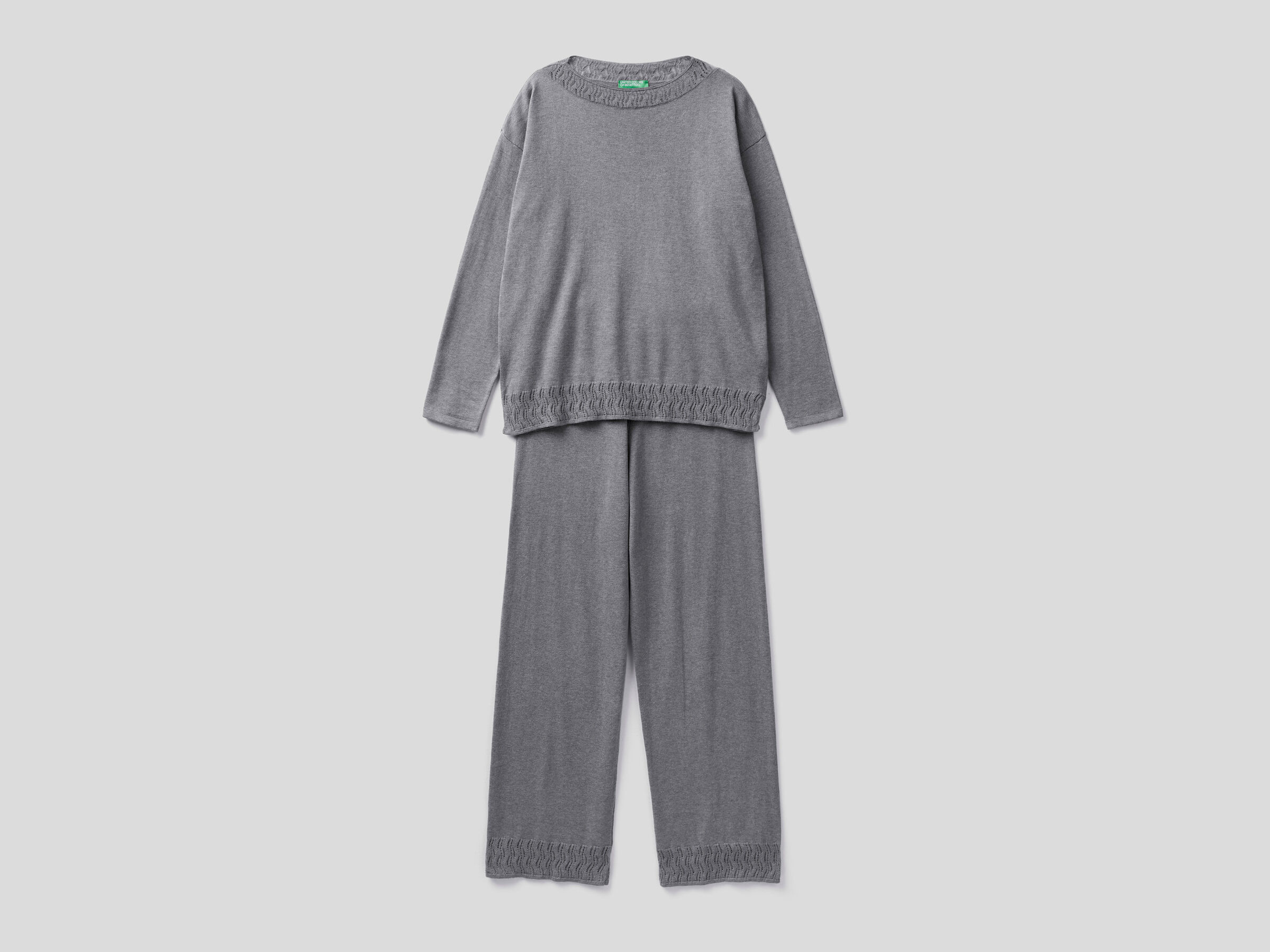 Knit 100% cotton pyjamas image number 4