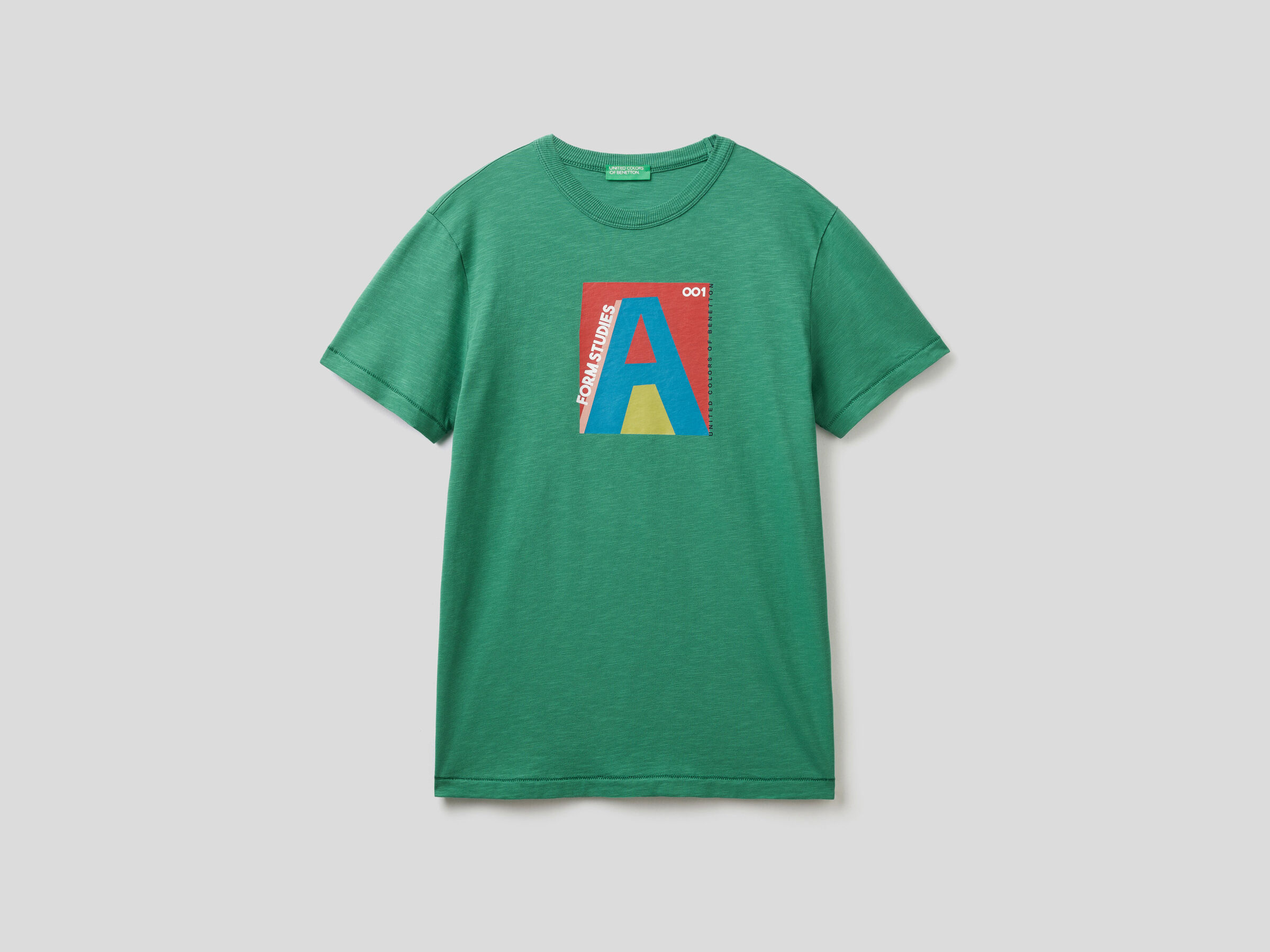 T-shirt with abstract print image number 4