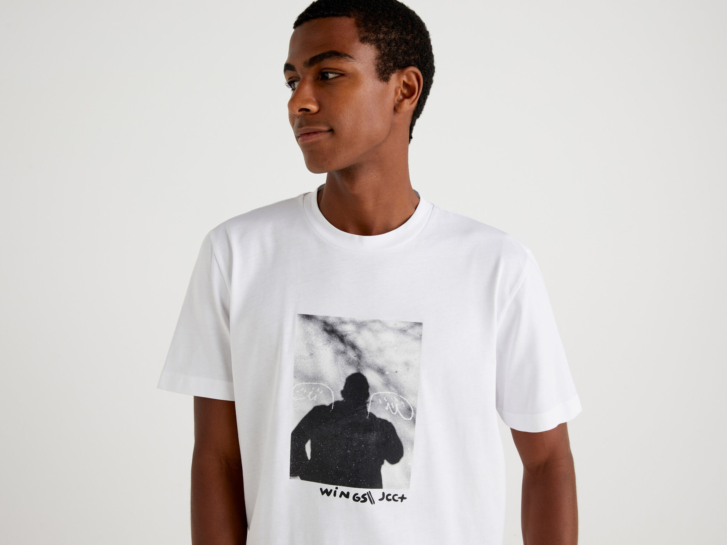 JCCxUCB t-shirt with photo print image number 4