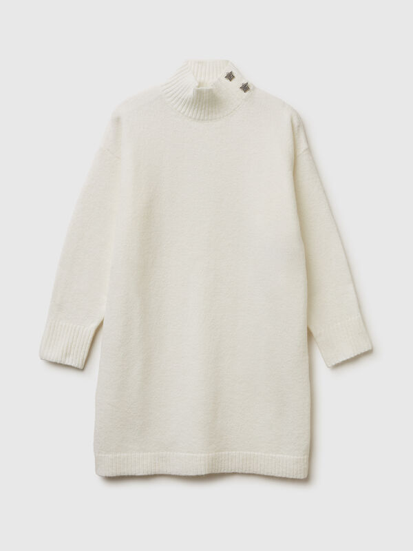 Turtleneck knit dress Junior Girl