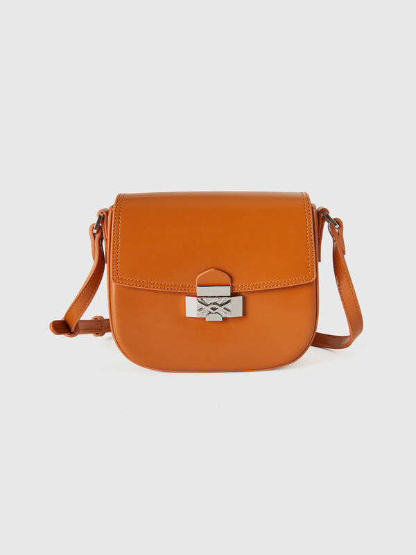 Small crossbody bag in synthetic patent leather Women