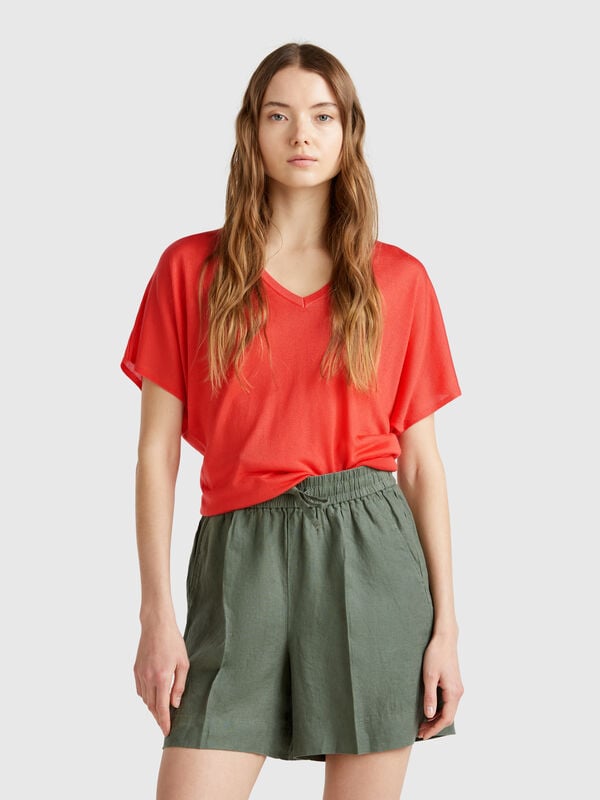 Short sleeve sweater Women