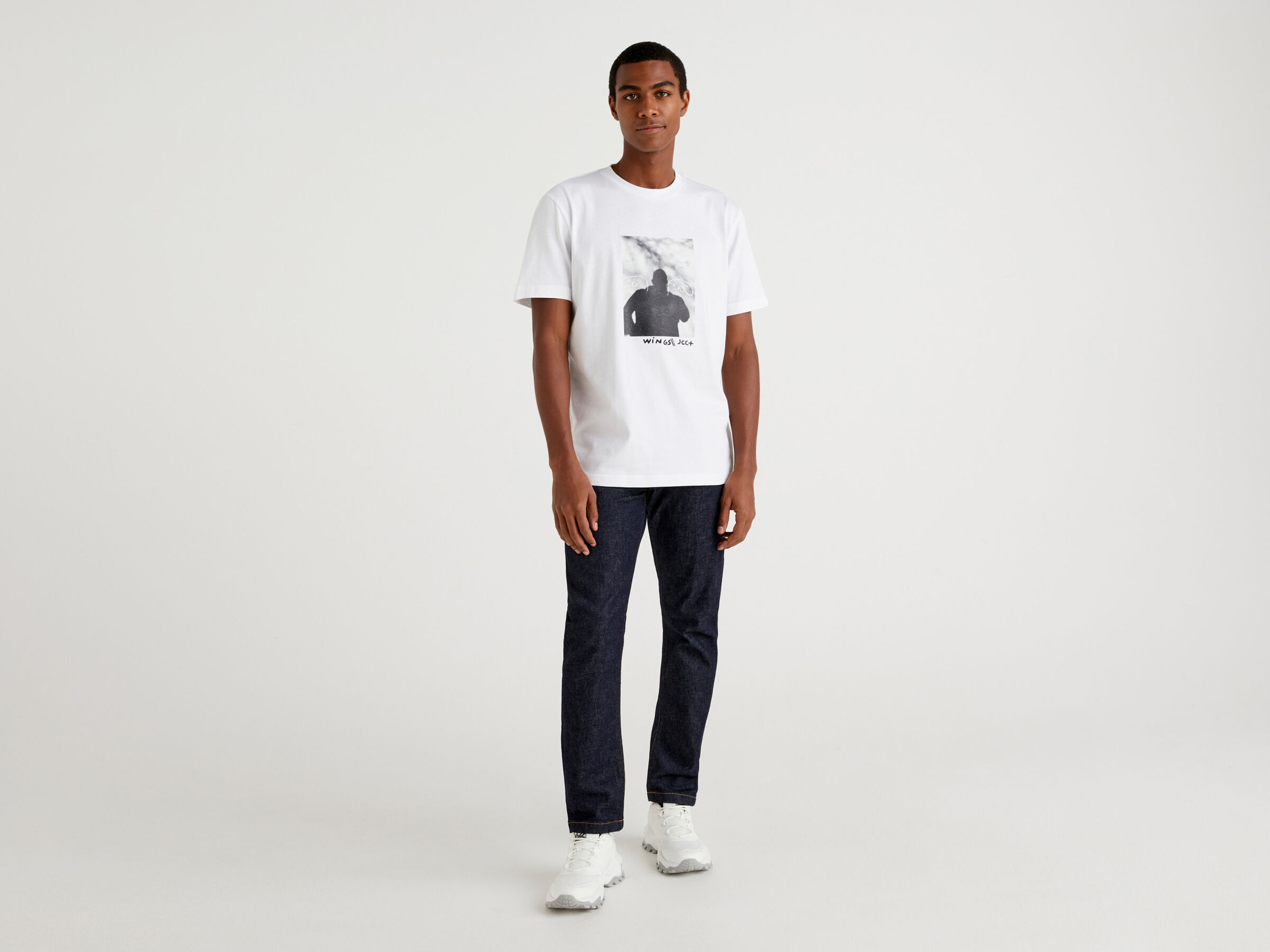 JCCxUCB t-shirt with photo print image number 3
