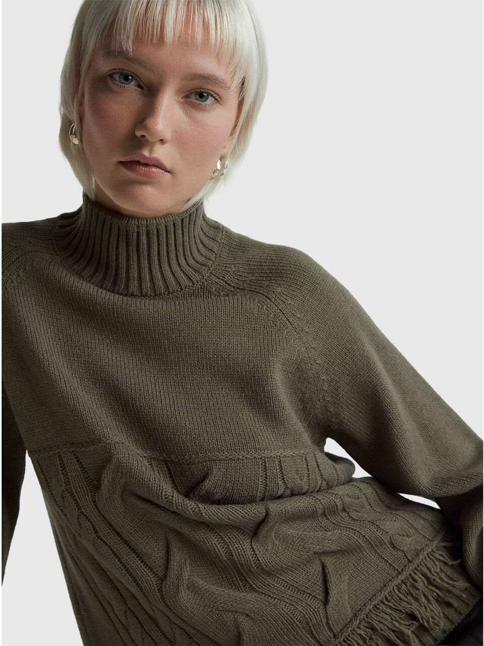TURTLE NECK SWEATER Women image number null