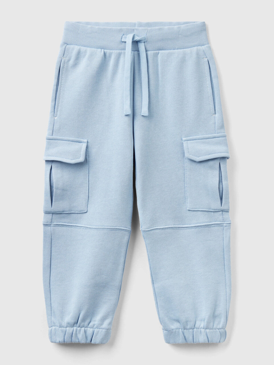 Boys white sweatpants top