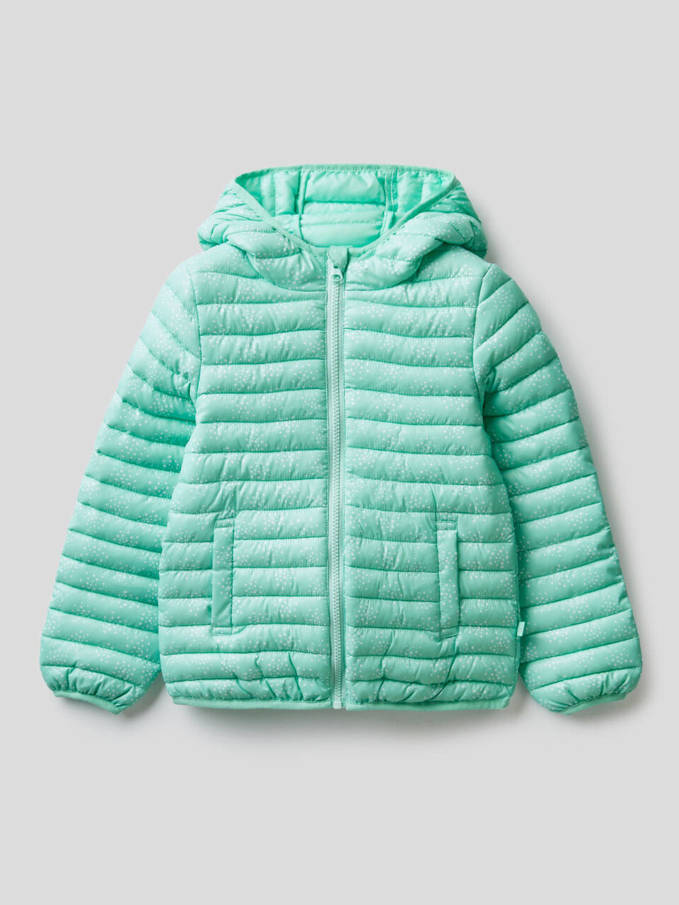 Jacket with zipper and hood image number null