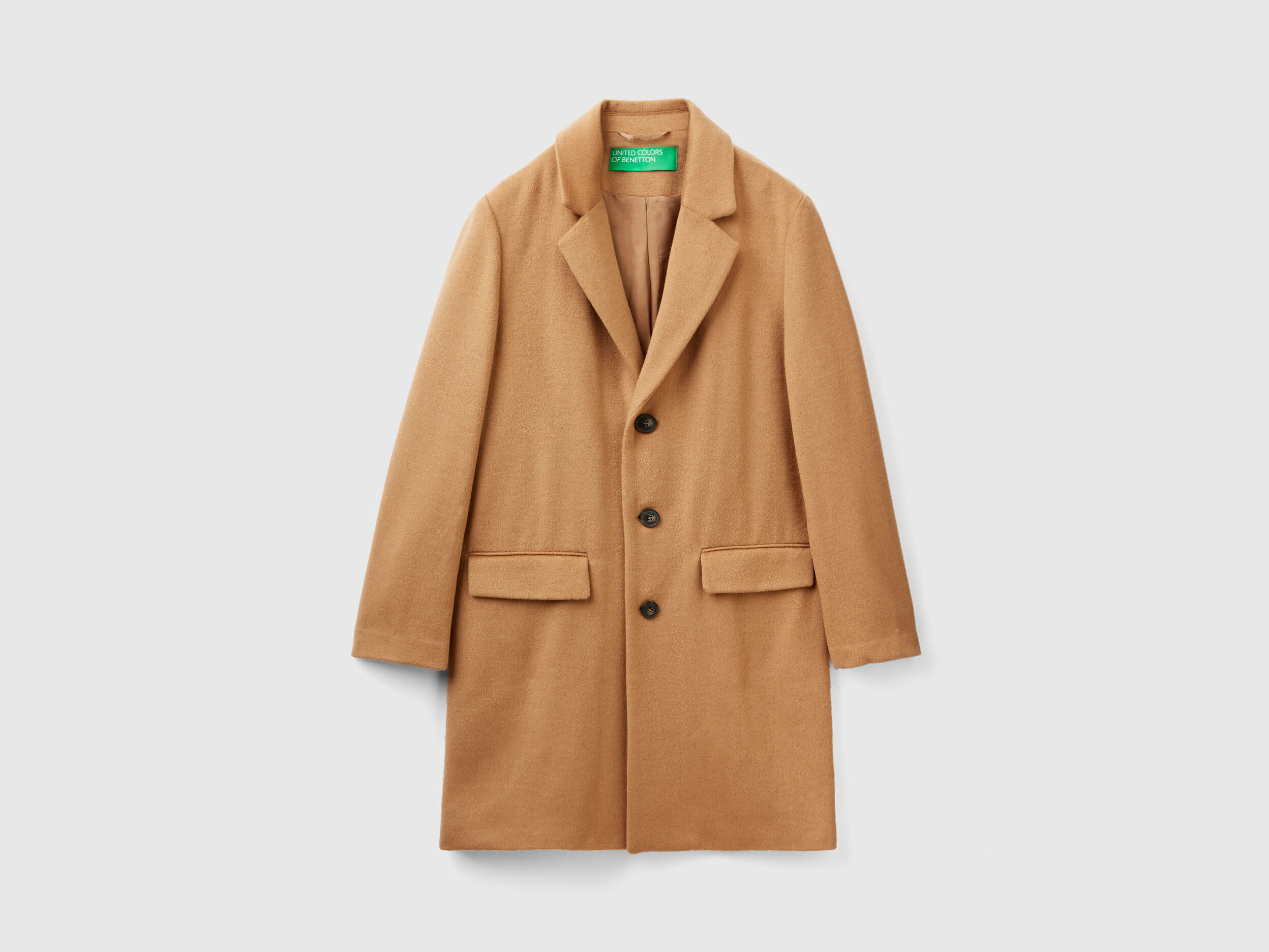 Benetton best sale wool coat