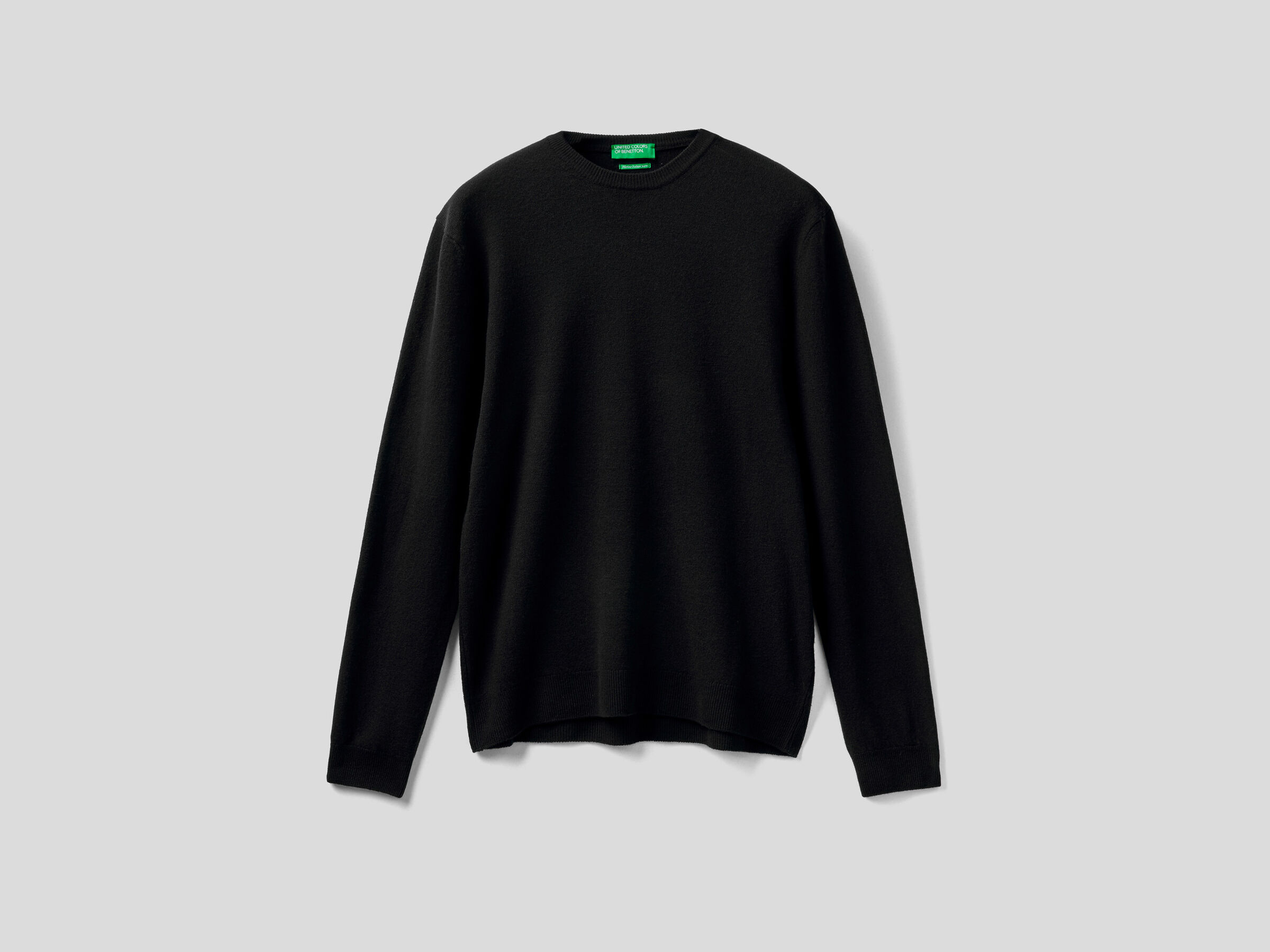 Crew neck sweater in pure virgin wool image number 5