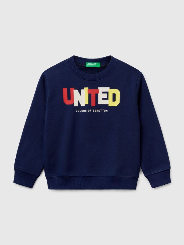  cotton sweatshirt with print Junior Boy