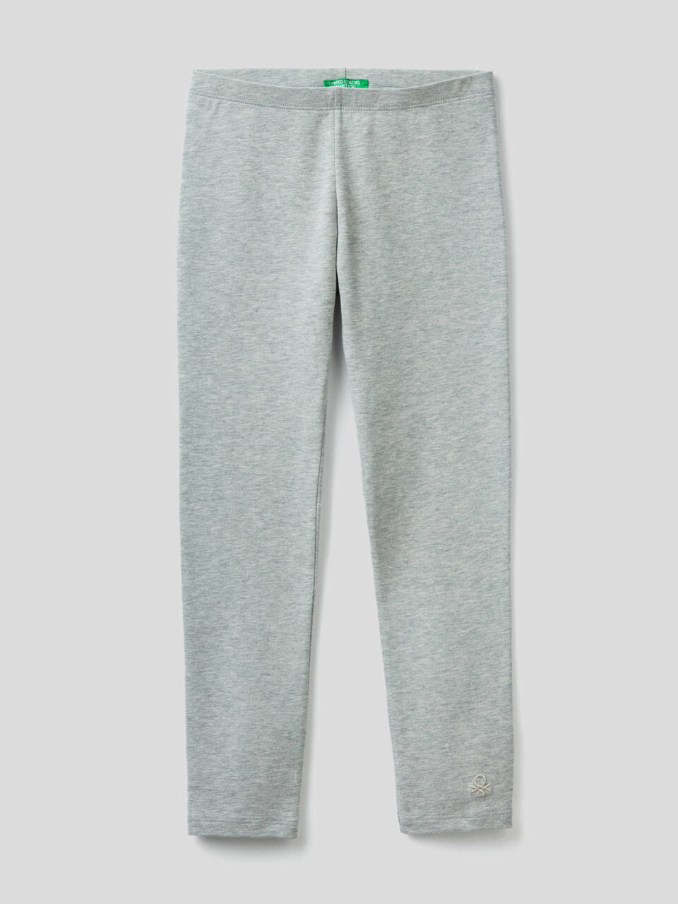 Leggings with lurex logo image number 1