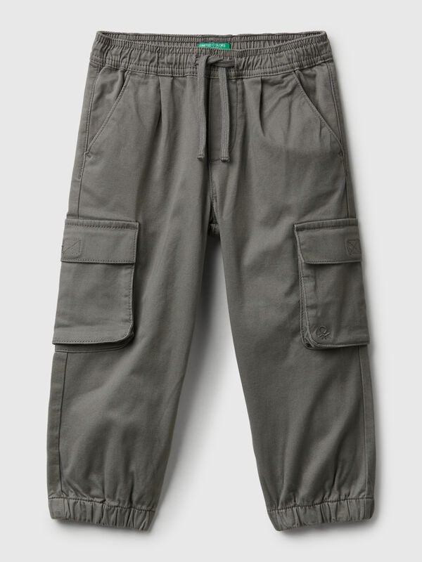 Cargo trousers with drawstring Junior Boy
