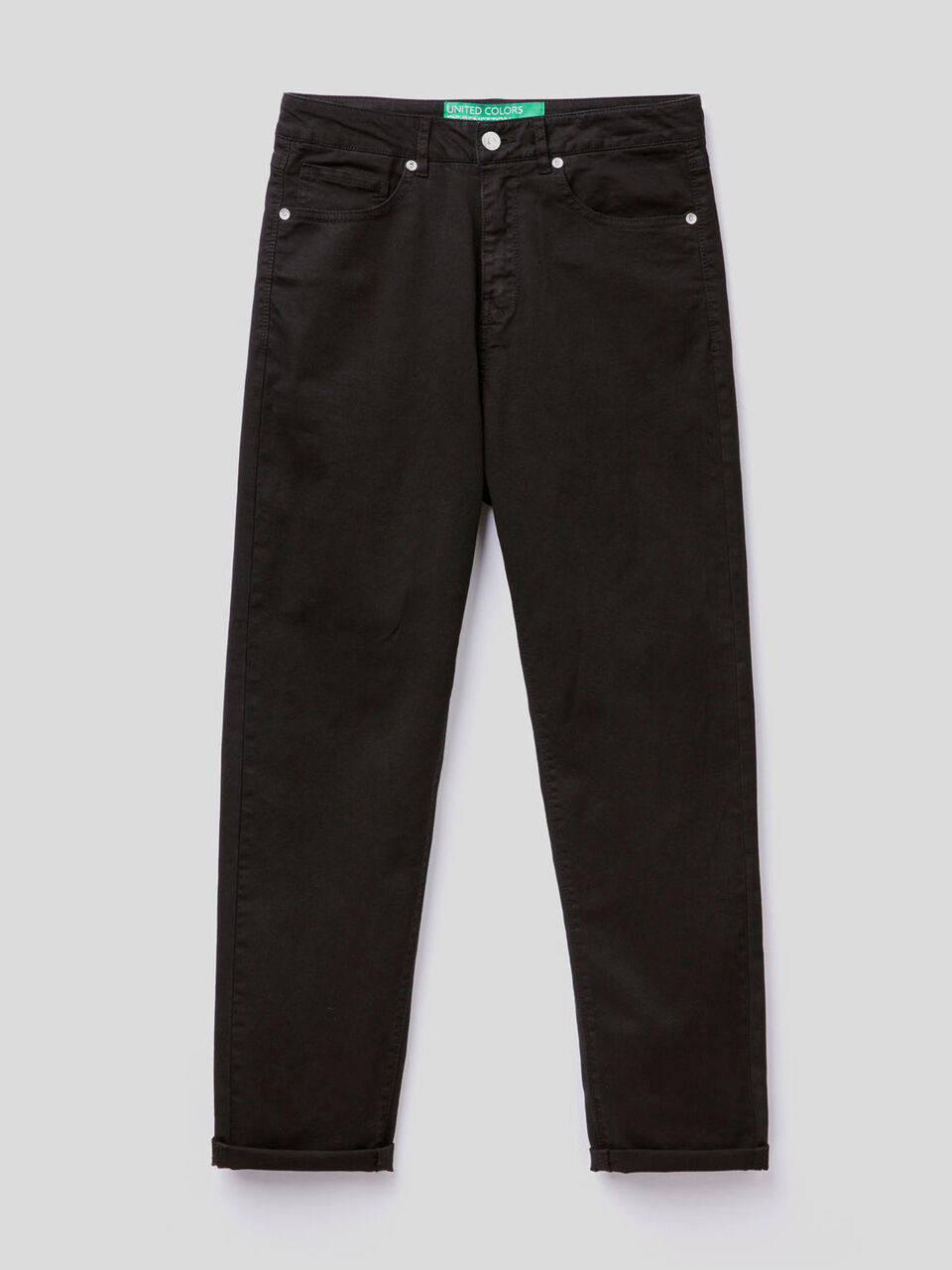 Boyfriend trousers in stretch cotton image number null