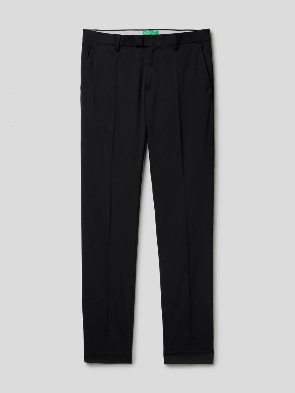 Slim fit trousers with crease Men image number 1
