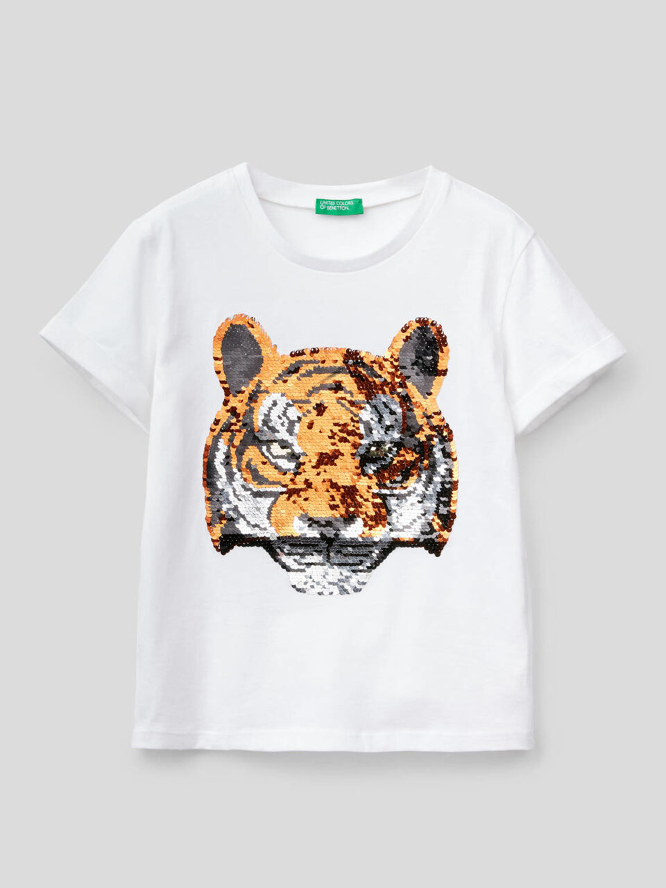 T-shirt with sequins image number null