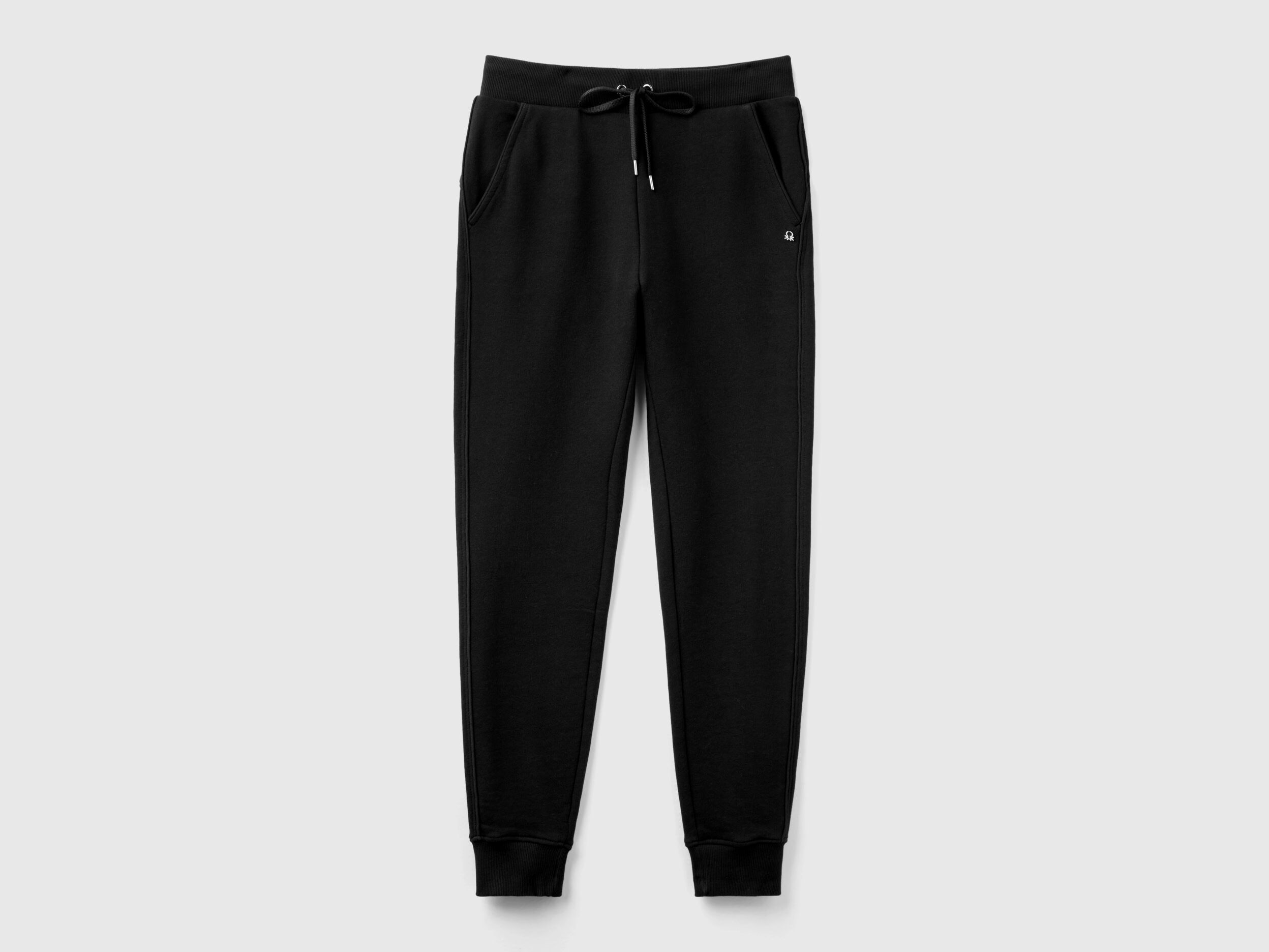 Black drawstring joggers sale