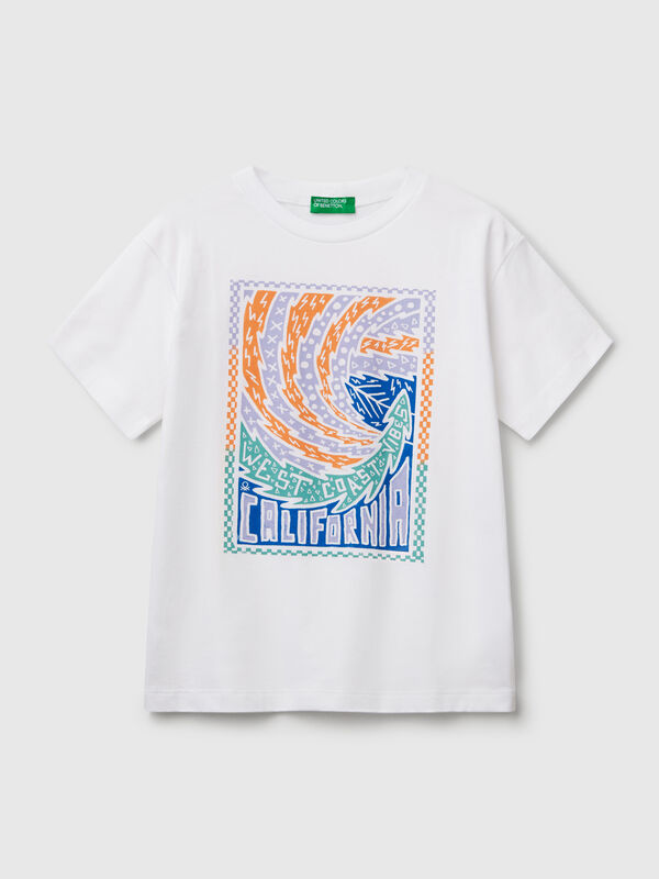 Cotton t-shirt with print Junior Boy