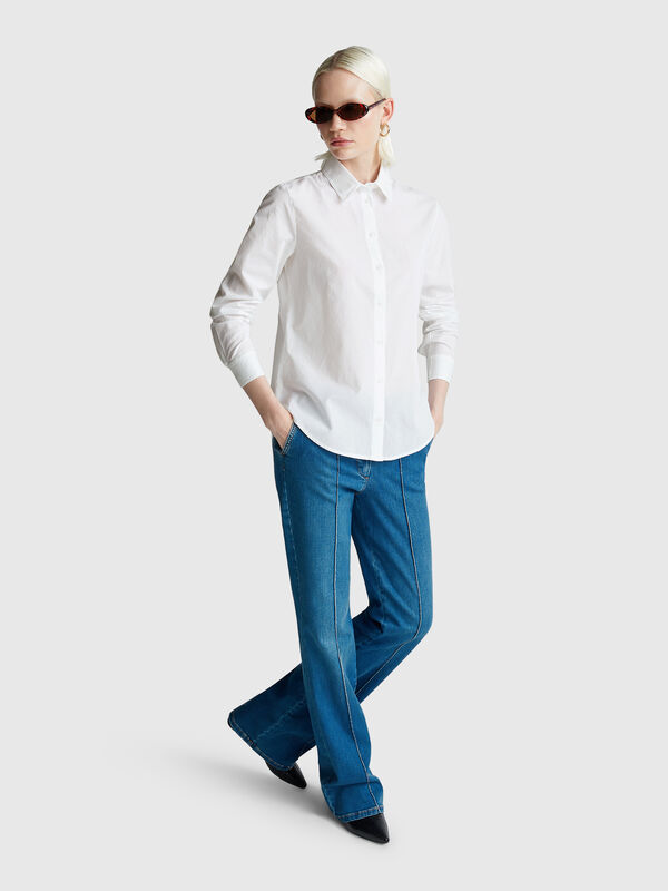 Regular fit shirt in lightweight cotton Women