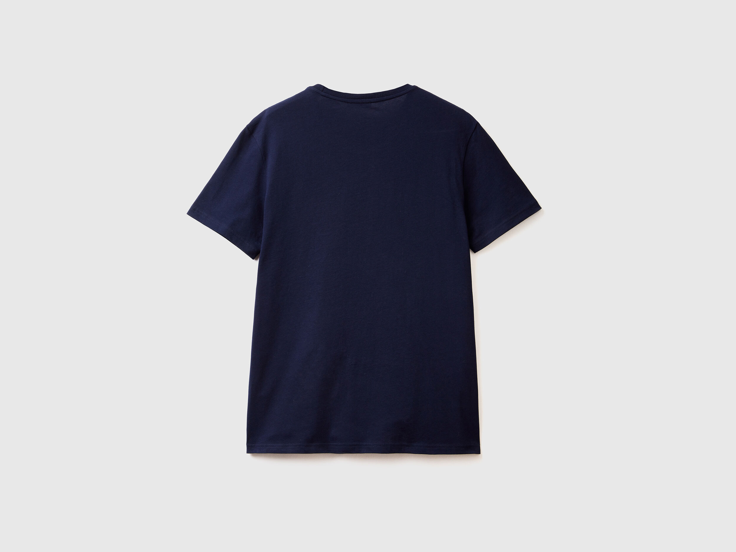 Dark blue t shirt Dark Blue Benetton
