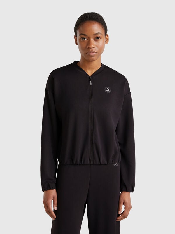 MODAL zip-up sweatshirt Women