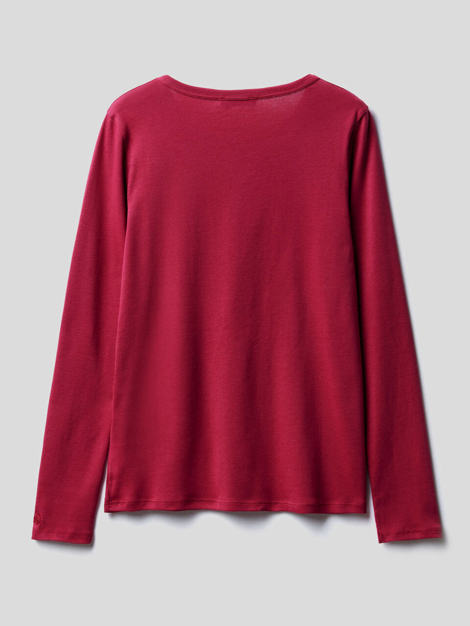 Long sleeve pure cotton t-shirt image number 2