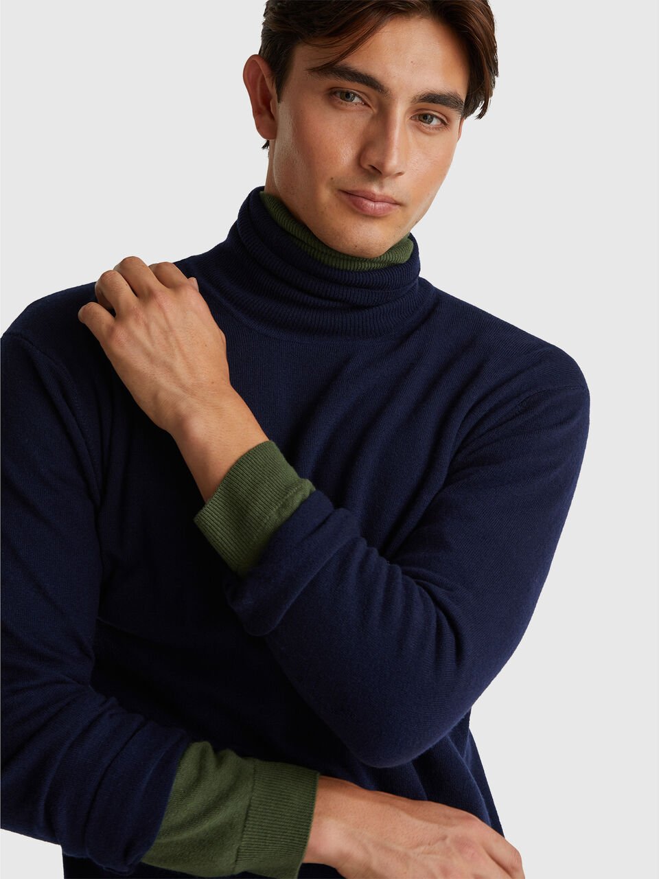 TURTLE NECK SWEATER Men image number null