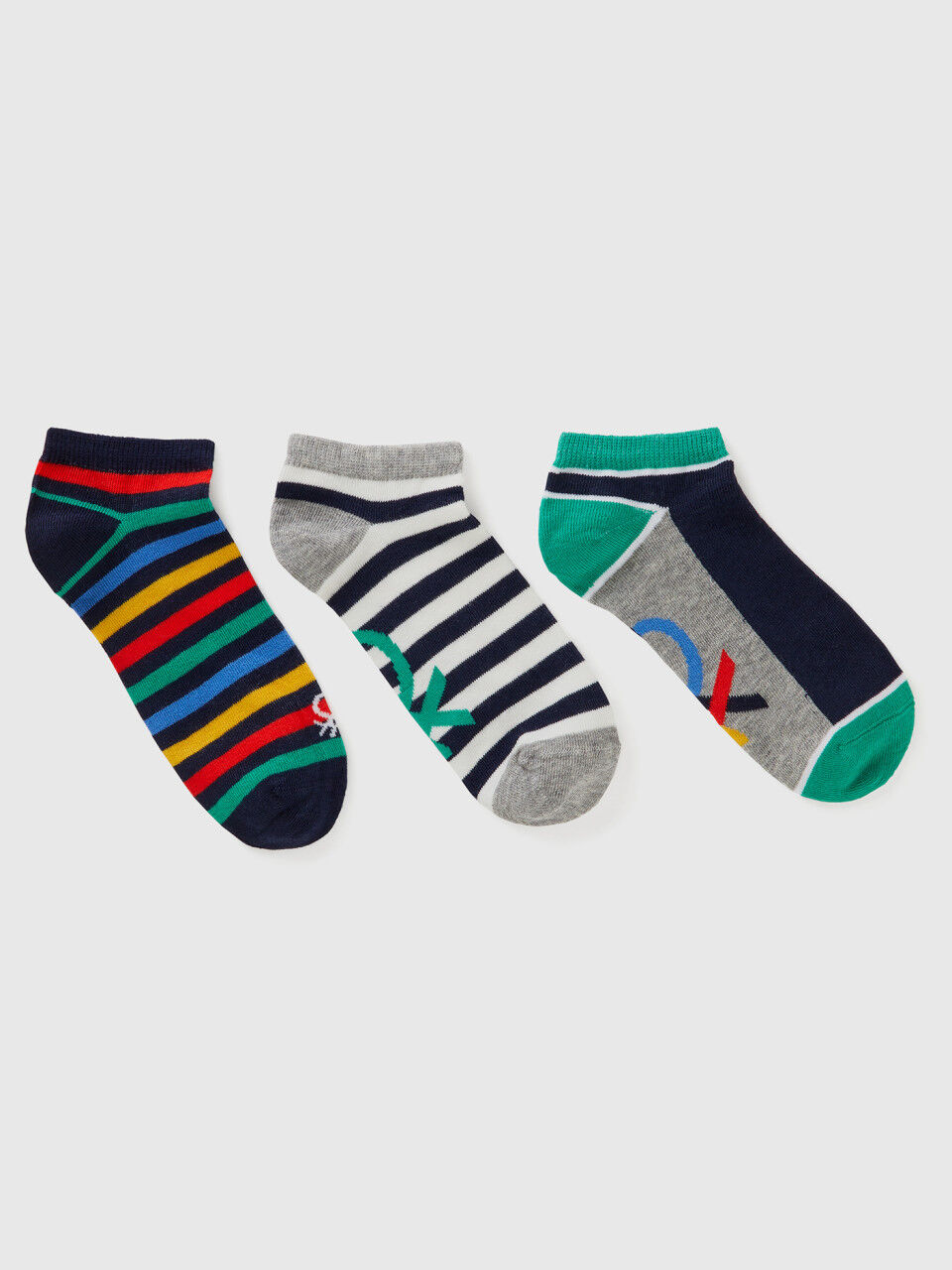 Three pairs of short socks