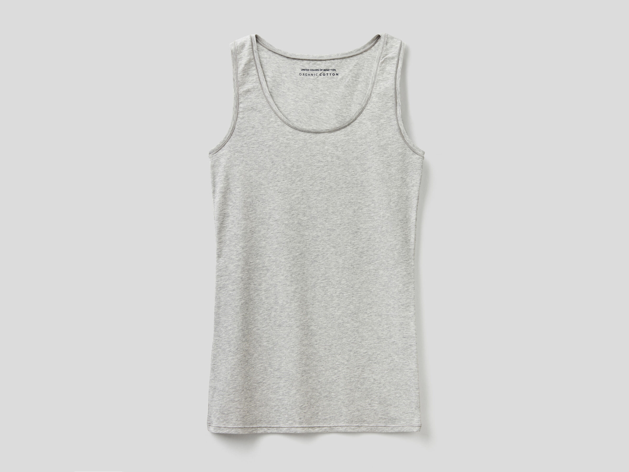 Tank top in super stretch organic cotton image number 3