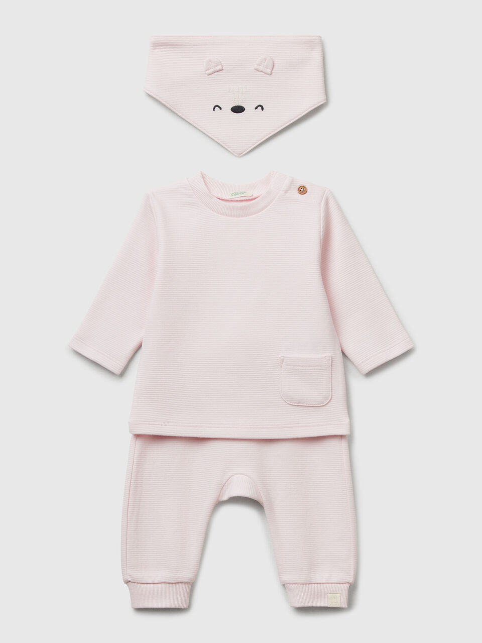 T-SHIRT+TROUS+NAP-KI New Born (0-18 months) image number 1