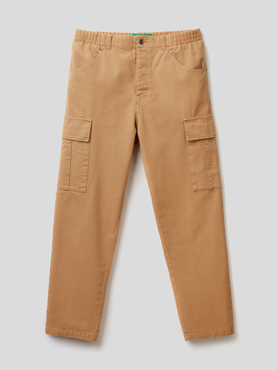 Cargo trousers in 100% cotton image number null