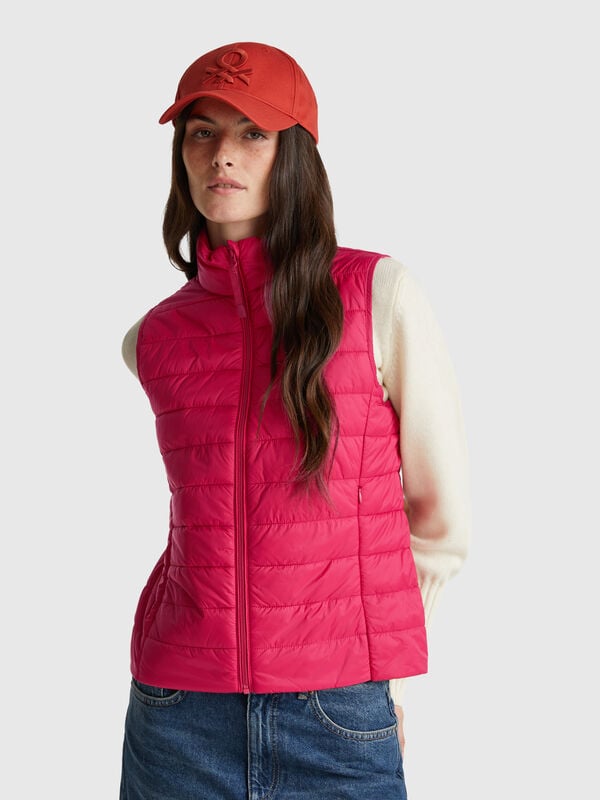 Slim fit padded vest  Women