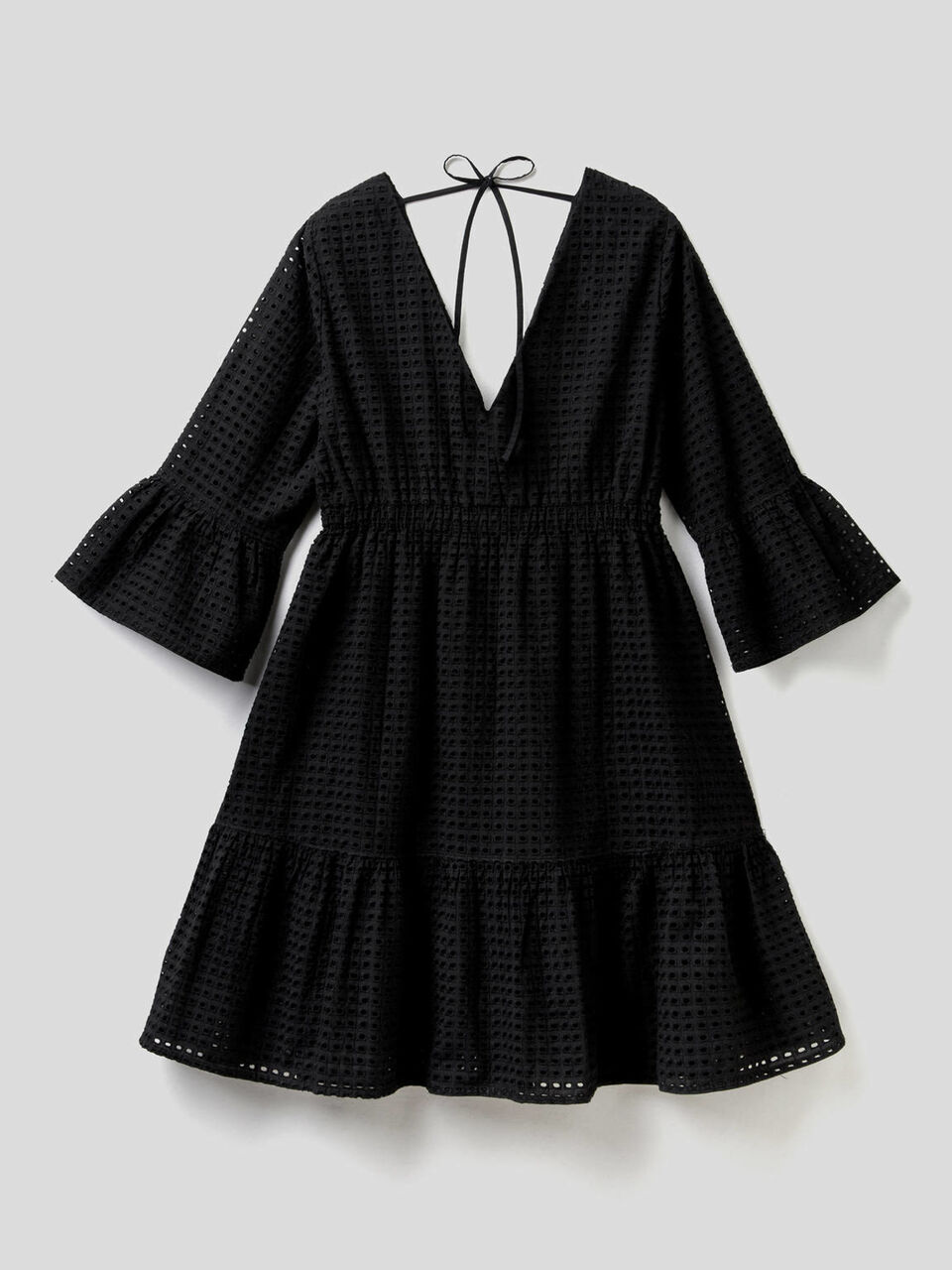 Short dress in broderie anglaise image number 2