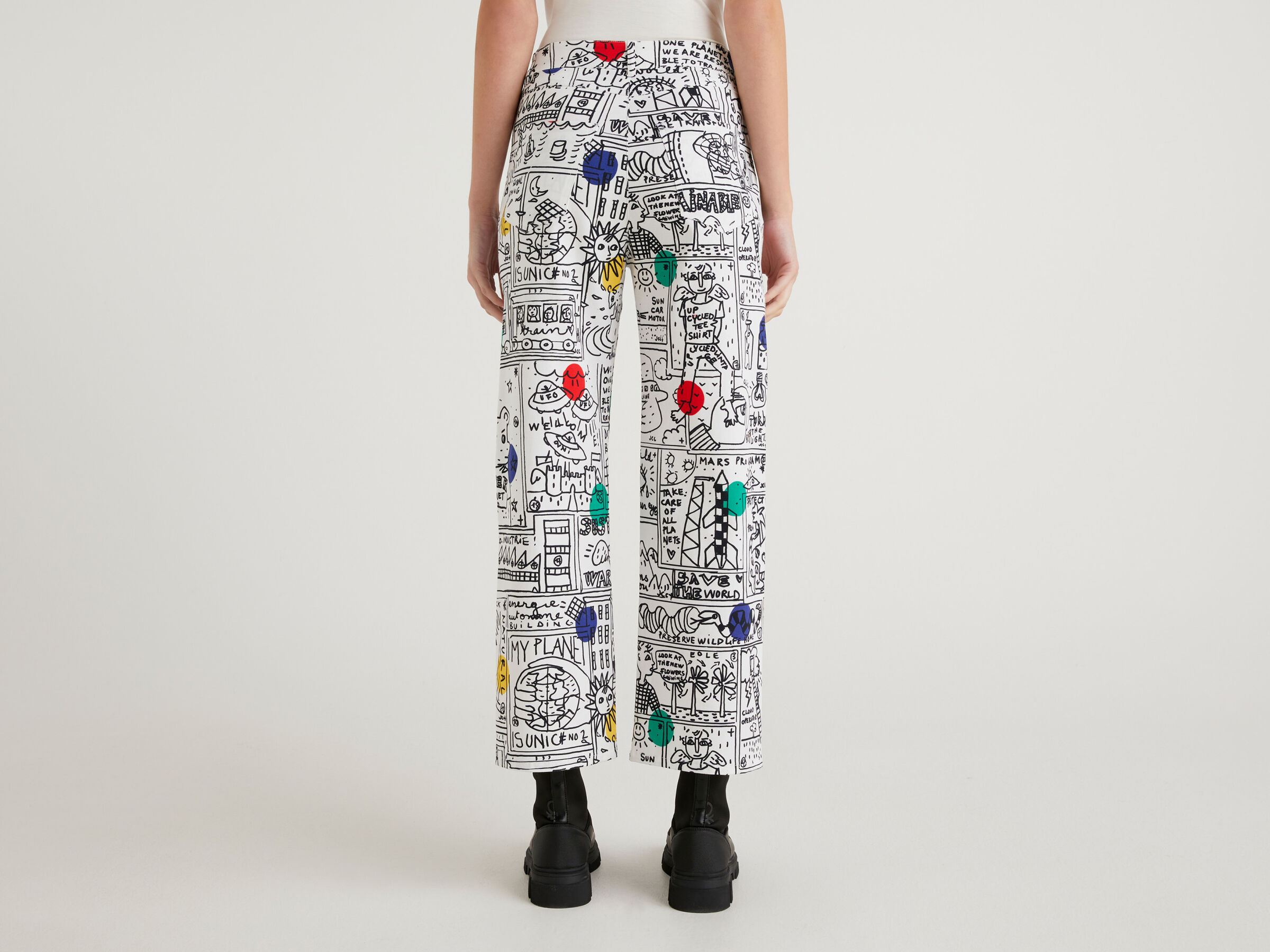 JCCxUCB patchwork trousers image number 2