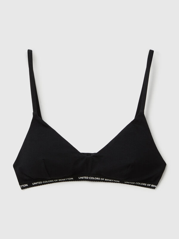Bra in stretch cotton Women