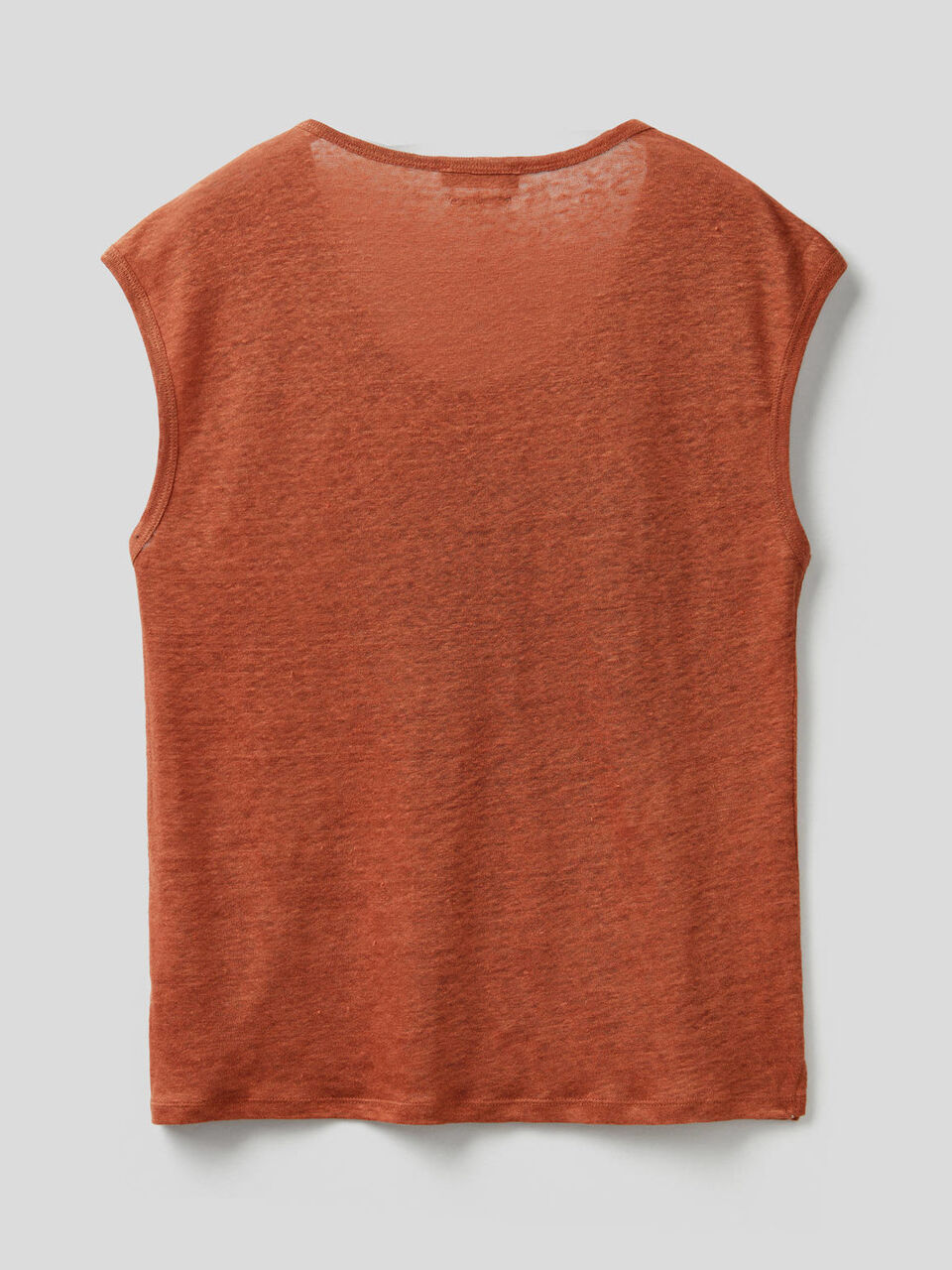Short sleeve 100% linen t-shirt image number null