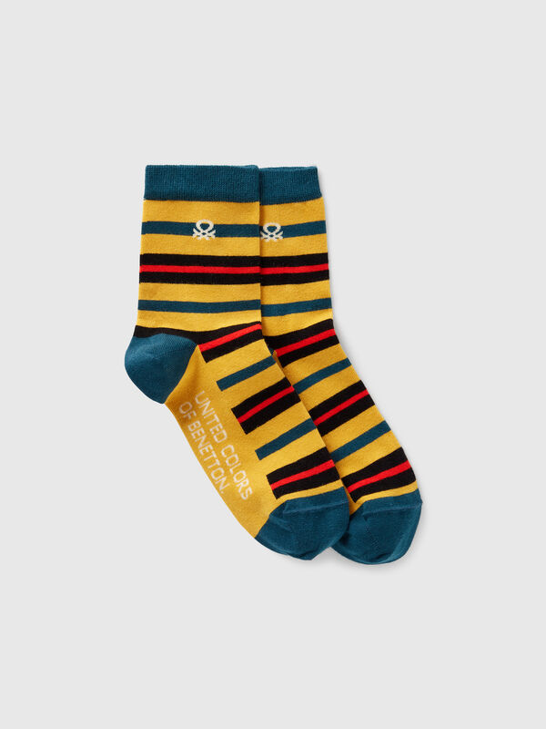 Multicolor striped socks