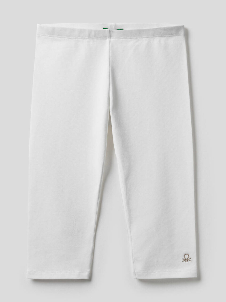 3/4 leggings in stretch cotton image number 1