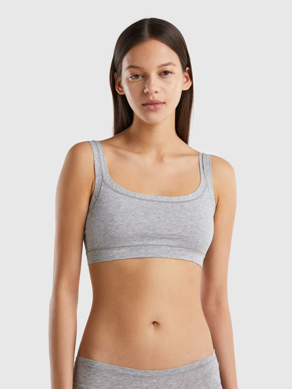 Underwear in organic cotton Light Gray Benetton