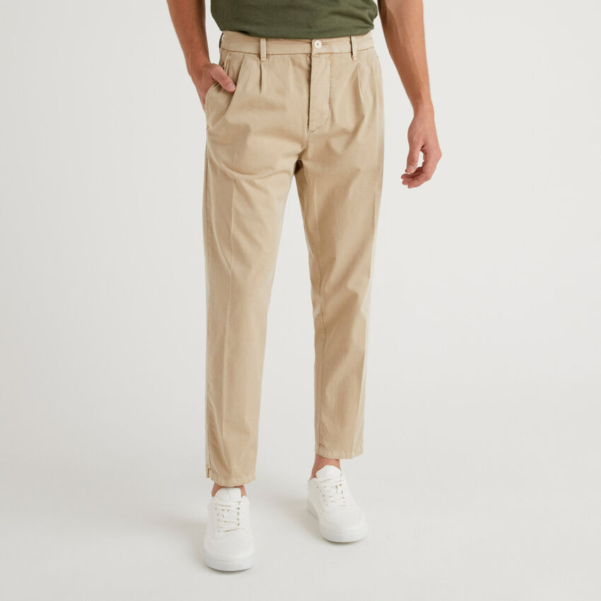 Carrot fit natural dye chinos