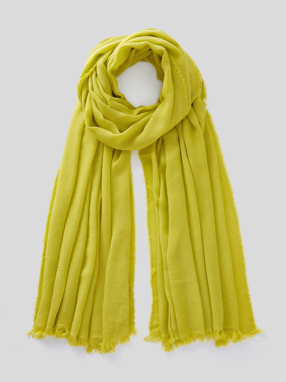 Scarf in solid color viscose image number 1